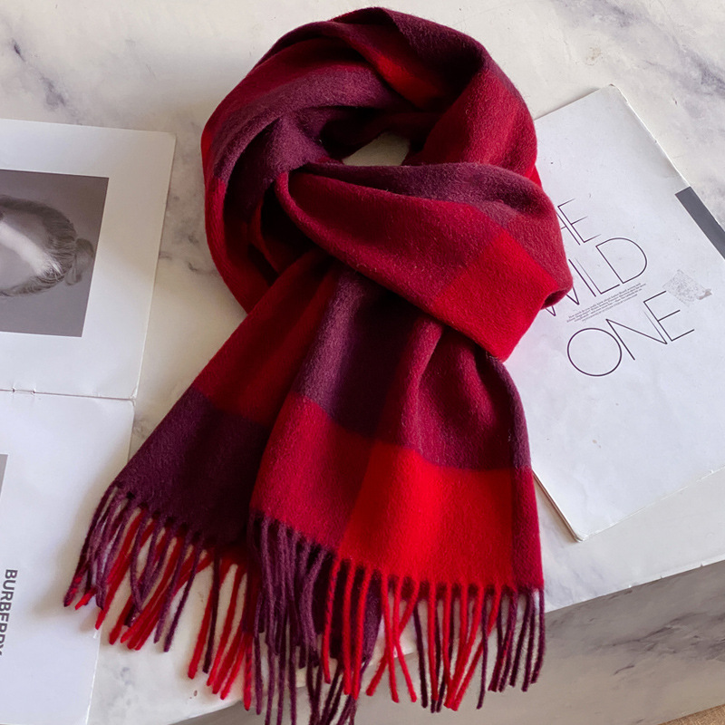 Wool Scarf Men - 100% Wool Scarf Men Women Winter