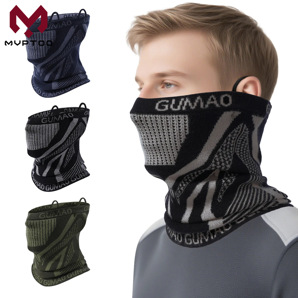 Neck Gaiter Fleece - Winter Bandana Neck Warmer Gaiter Ski