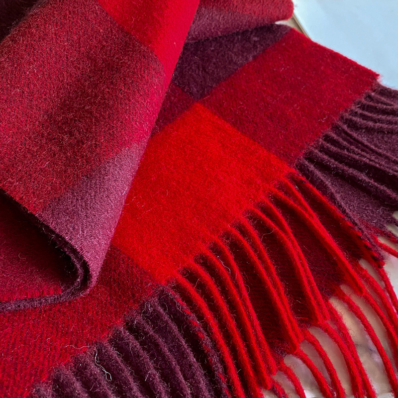 100% Wool Scarf Men Women Wint - đánh giá và giá Wool Scarf Men