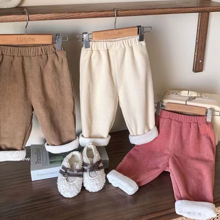 Autumn Winter Children Clothes - đánh giá và giá Corduroy Pant Warm