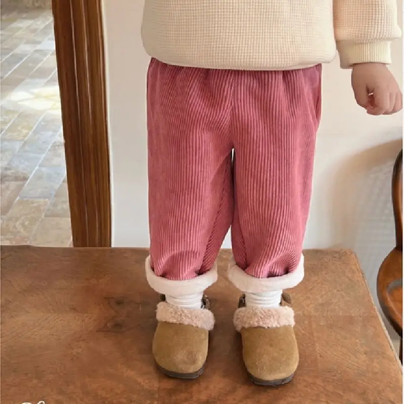 Autumn Winter Children Clothes - đánh giá và giá Corduroy Pant Warm