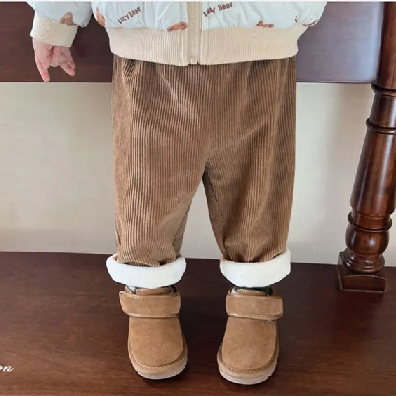 Autumn Winter Children Clothes - đánh giá và giá Corduroy Pant Warm