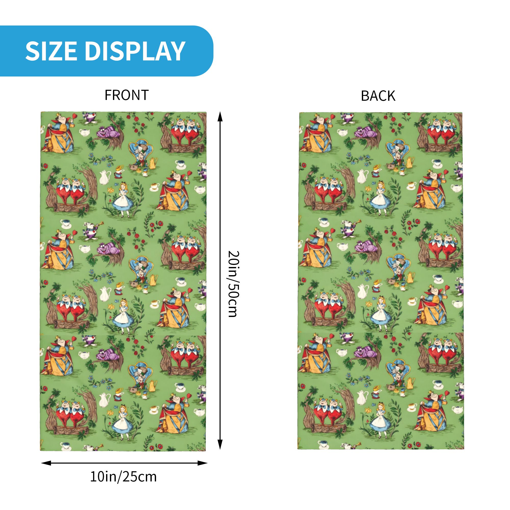 Custom A-Alice in W-Wonderland - đánh giá và giá Neck Gaiter Fleece